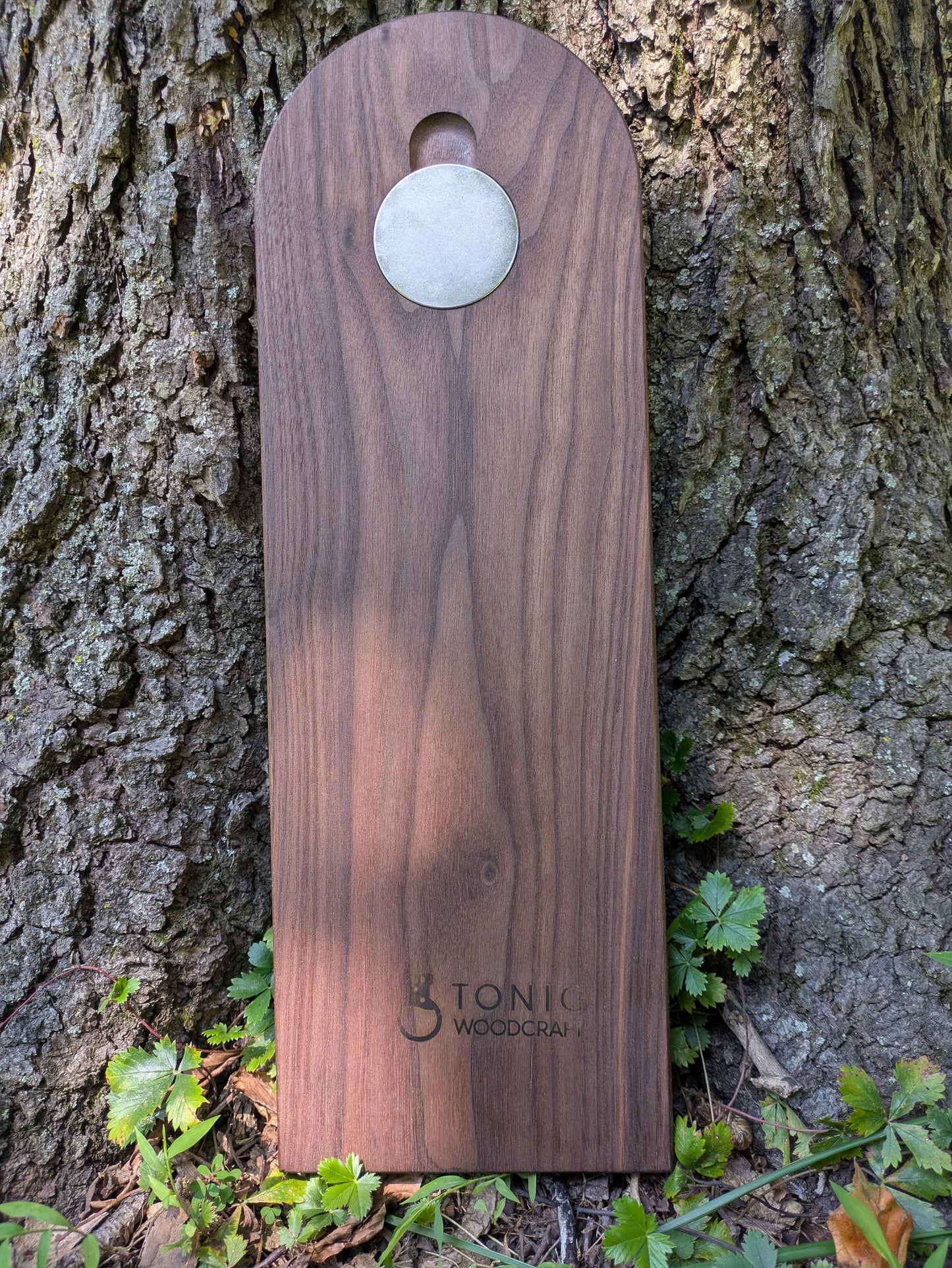 Cribbage board - Black Walnut with Sapwood (Board A)