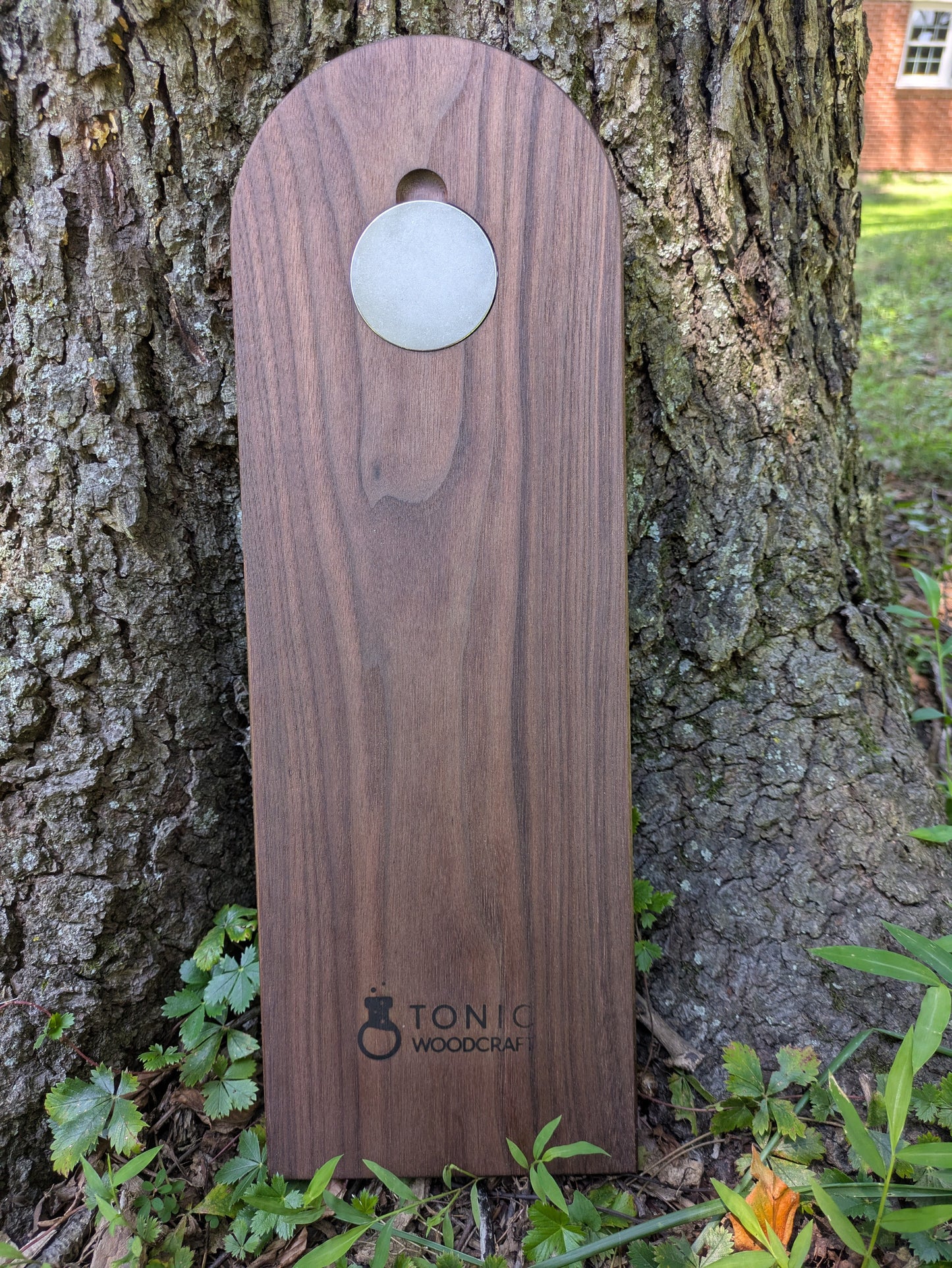 Cribbage board - Black Walnut with Sapwood (Board B)