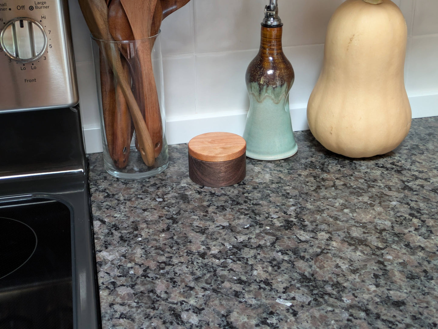 Salt Cellar - Walnut & Maple