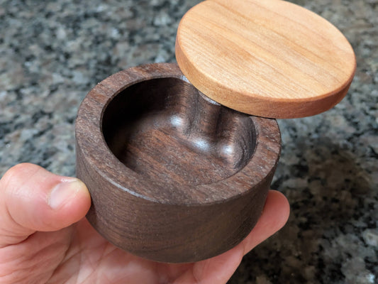 Salt Cellar - Walnut & Maple