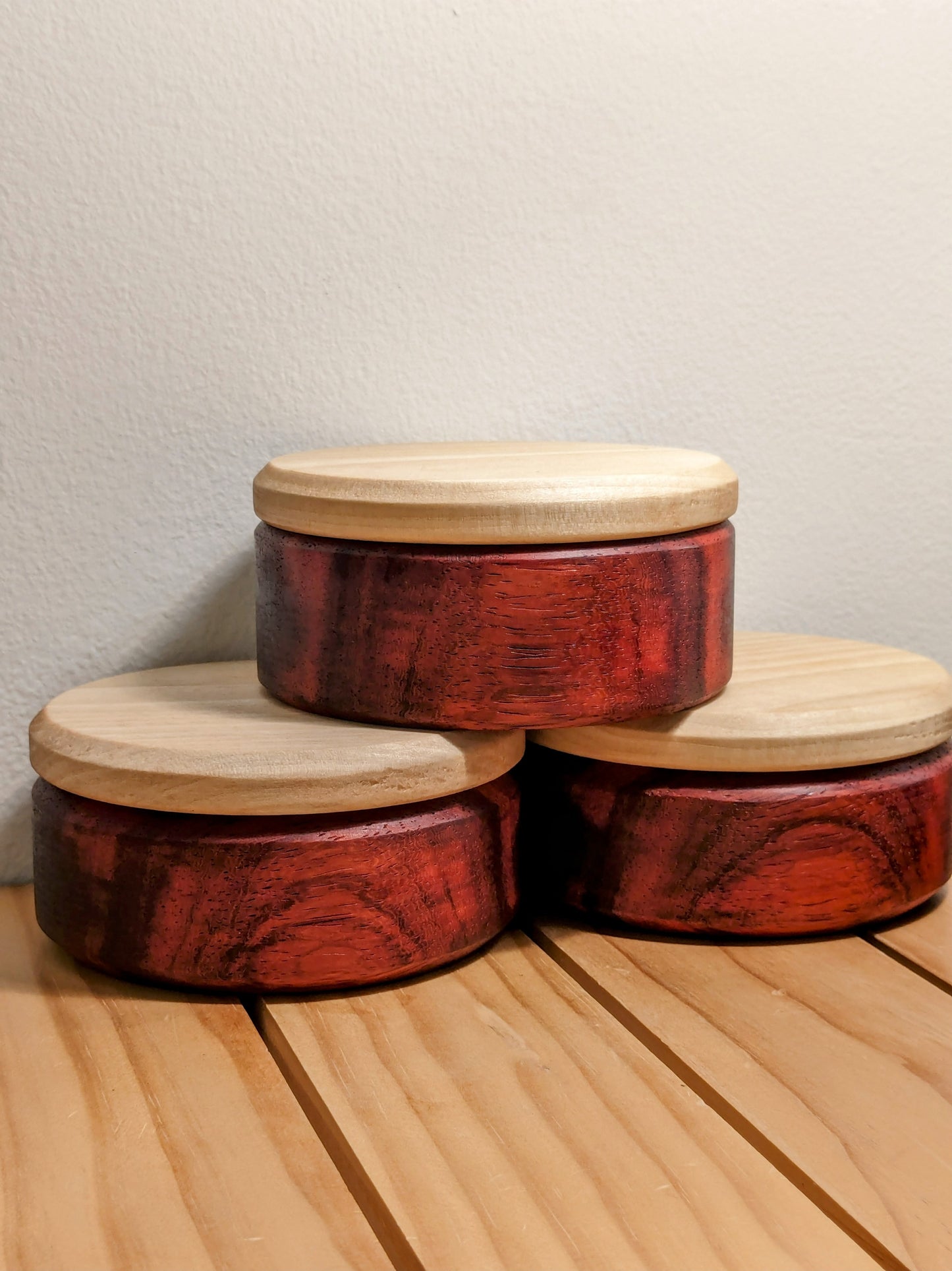 Salt Box - Padauk & Poplar