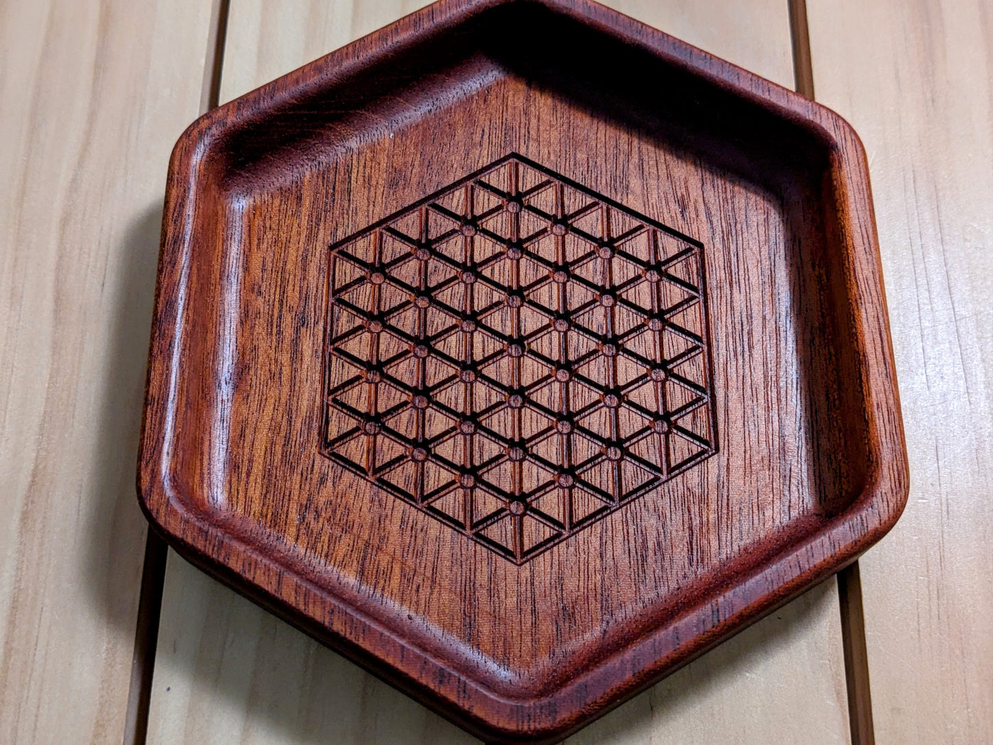 Hex Grid Catchall Tray