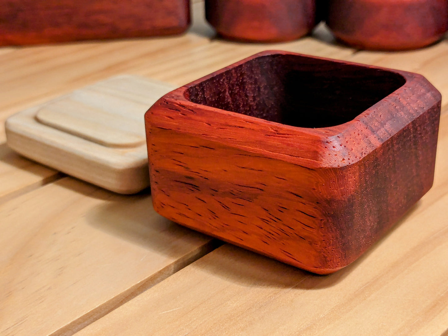 Salt Box - Padauk & Poplar