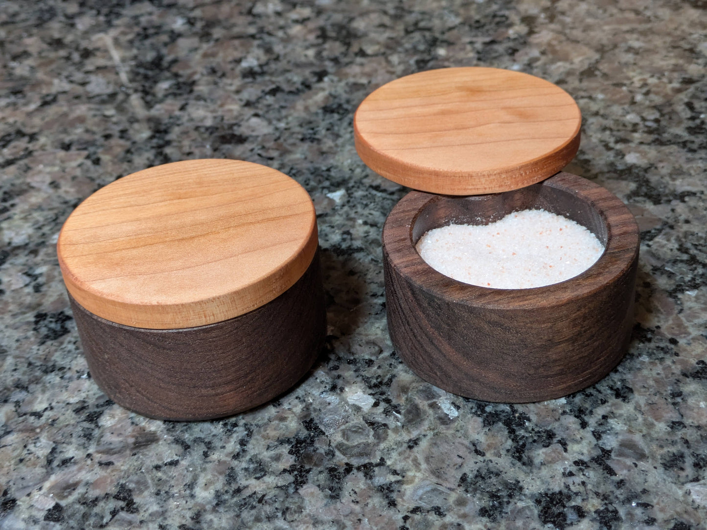 Salt Cellar - Walnut & Maple