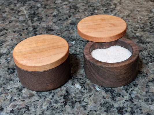Salt Cellar - Walnut & Maple