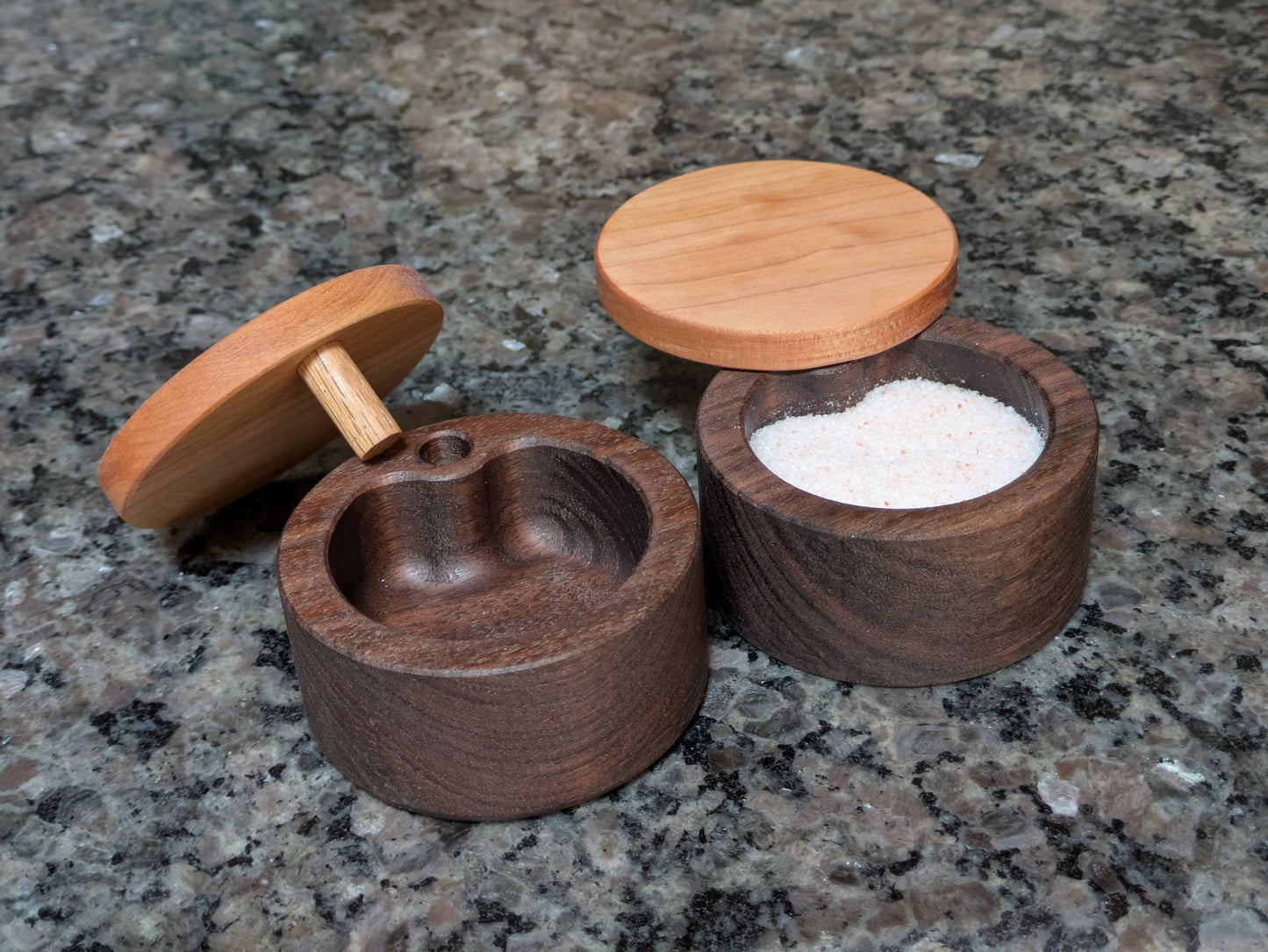 Salt Cellar - Walnut & Maple