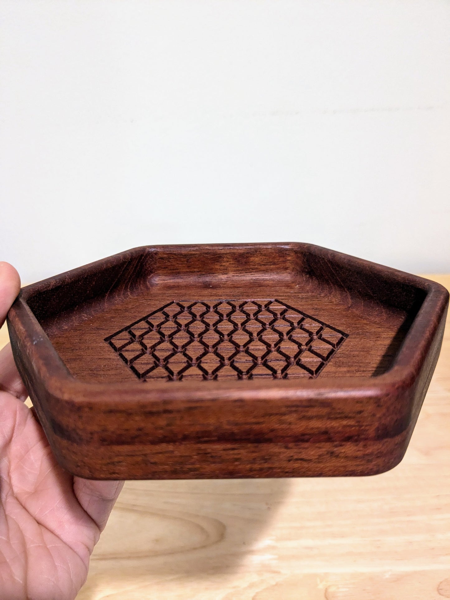 Hex Grid Catchall Tray